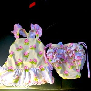 Sweet honey swimsuit. Size 12months. Like new.